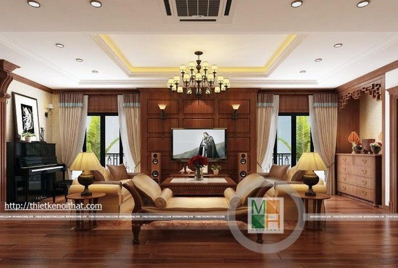 Trang trí nội thất phòng khách cho ngày tết gần kề Trang trí nội thất phòng khách cho ngày tết gần kề