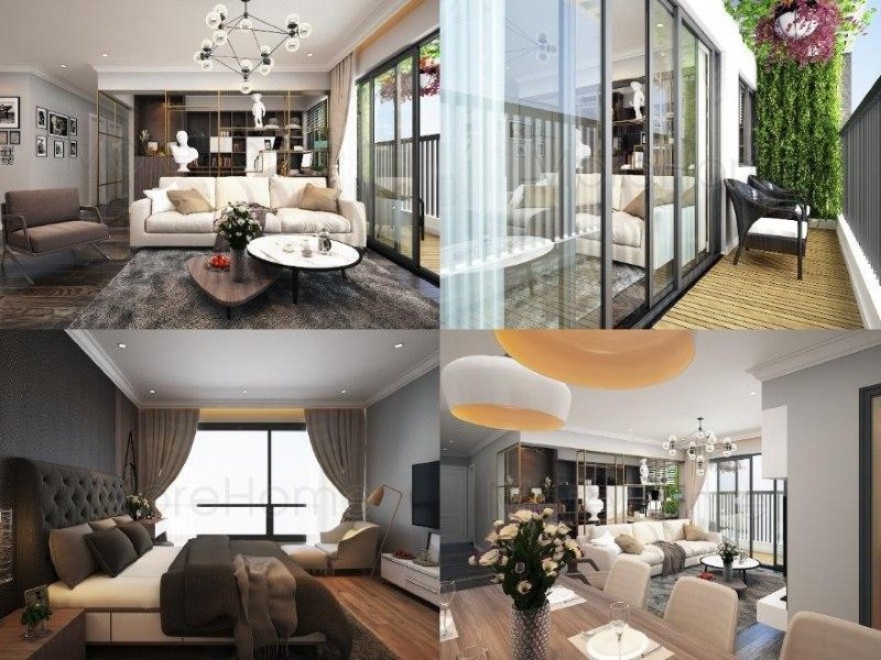 Thiết kế nội thất nhà chung cư 70m2 đa phong cách Thiết kế nội thất nhà chung cư 70m2 đa phong cách