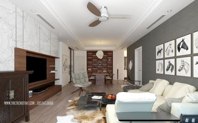 Thiết kế nội thất nhà chung cư 70m2 đa phong cách Thiết kế nội thất nhà chung cư 70m2 đa phong cách