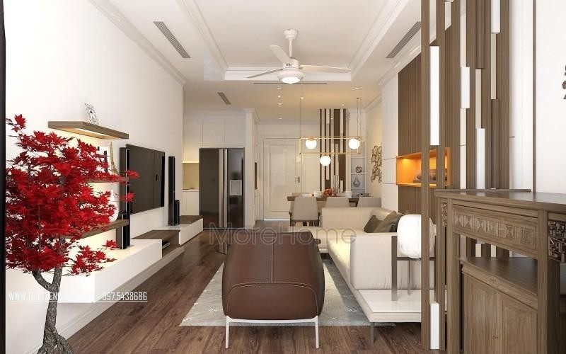 Thiết kế nội thất nhà chung cư 70m2 đa phong cách Thiết kế nội thất nhà chung cư 70m2 đa phong cách