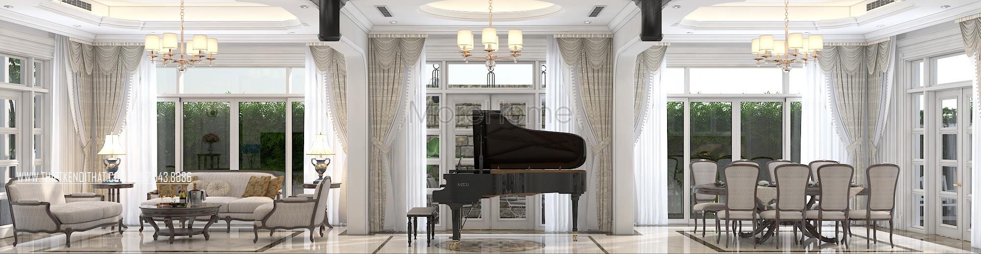 phong cách tân cổ điển tại biệt thự song lập Vinhomes Imperia Hải Phòng