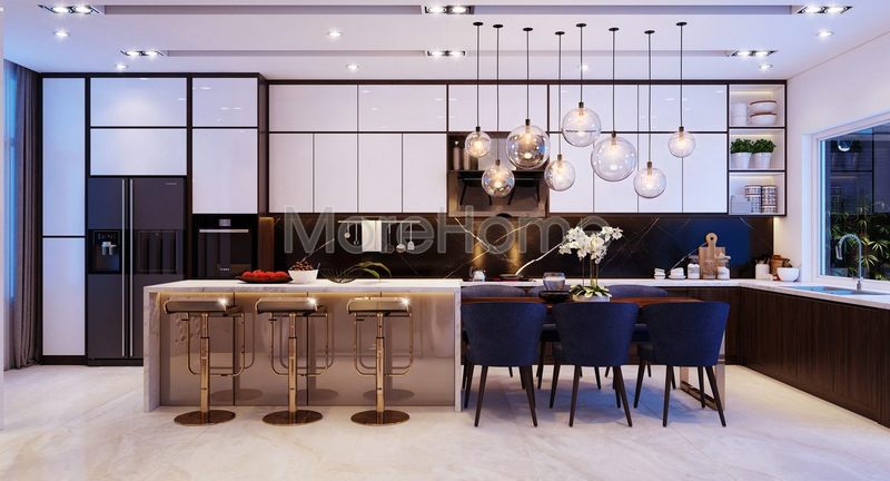 Báo giá tủ bếp gỗ công nghiệp Morehome