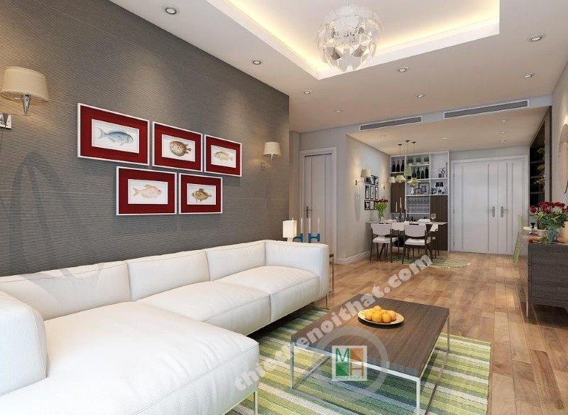 Thiết kế nội thất chung cư HH Linh Đàm phù hợp diện tích căn hộ Thiết kế nội thất chung cư HH Linh Đàm phù hợp diện tích căn hộ