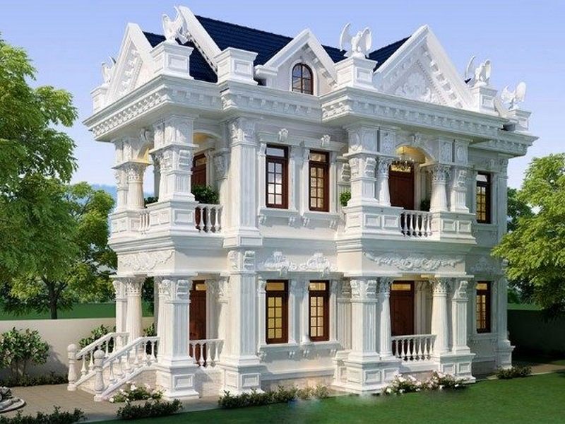 mẫu biệt thự cổ điển đẹp mẫu biệt thự cổ điển đẹp