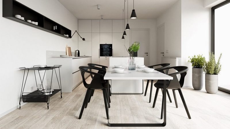 33 mẫu bàn ghế ăn đẹp cho biệt thự hiện đại Bàn ghế ăn biệt thự đẹp