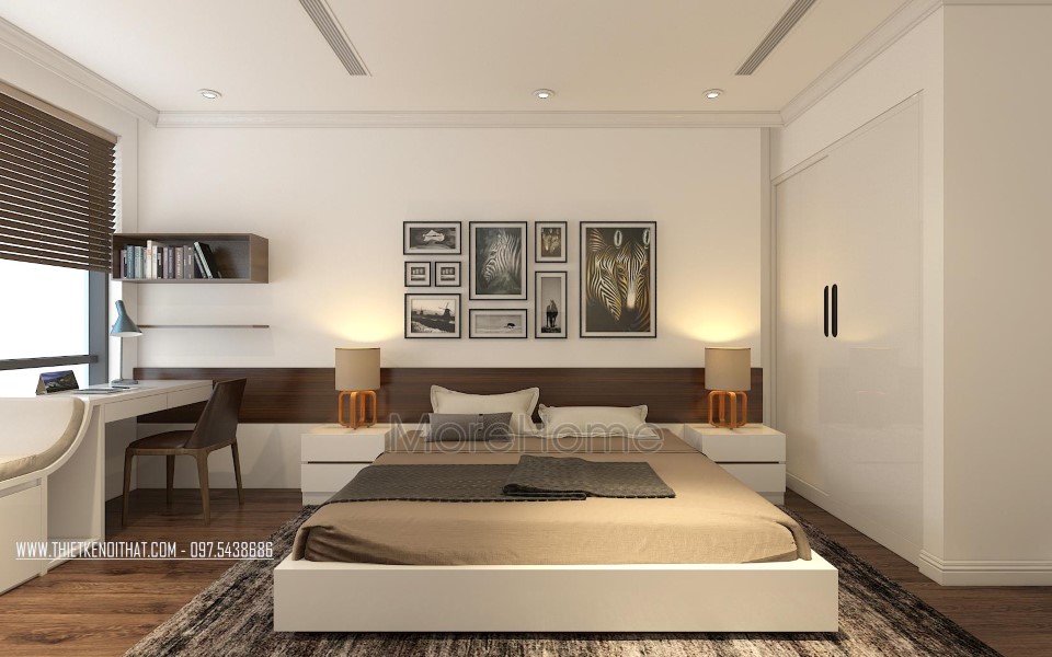 Thiết kế nội thất phòng ngủ 15m2 đẹp thiet-ke-noi-that-ph...