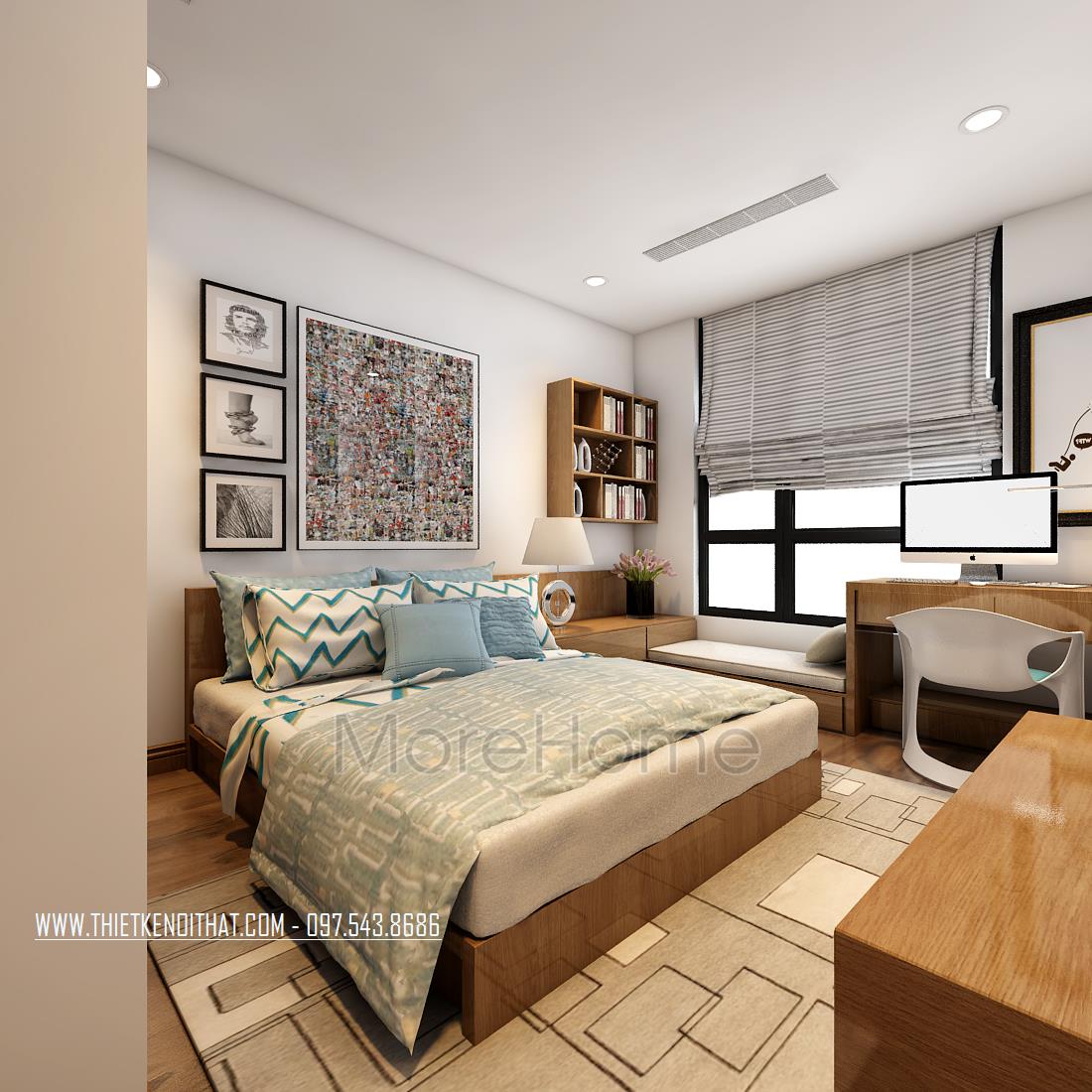 Những tiêu chí khi thiết kế nội thất phòng ngủ đẹp tại Morehome