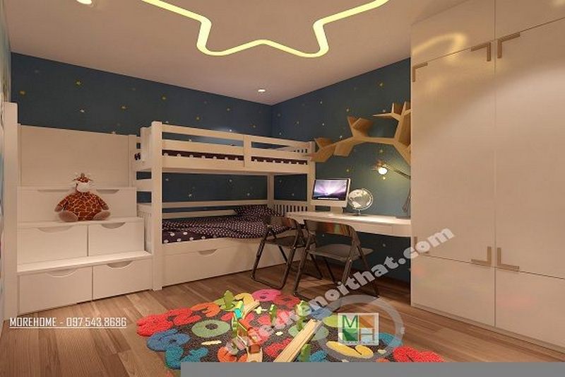 Chọn mua giường ngủ cho bé gái đúng chuẩn - MoreHome
