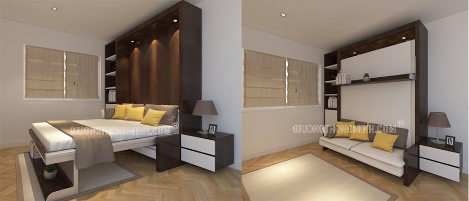 Giường gấp – giải pháp thông minh cho không gian nhà nhỏ Giường gấp gọn