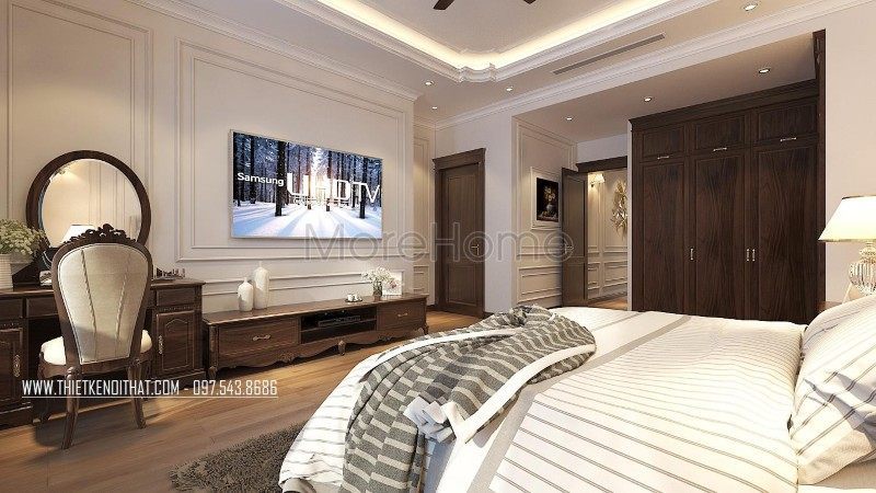 Kệ tivi tân cổ điển đẹp