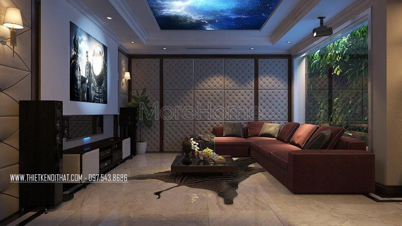 Thiết kế tầng hầm biệt thự Thiết kế tầng hầm biệt thự