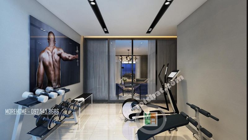 Thiết kế phòng tập gym tại nhà Thiết kế phòng tập gym tại nhà