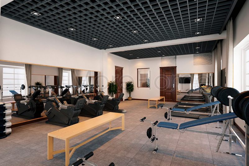 Thiết kế phòng tập gym tại nhà Thiết kế phòng tập gym tại nhà
