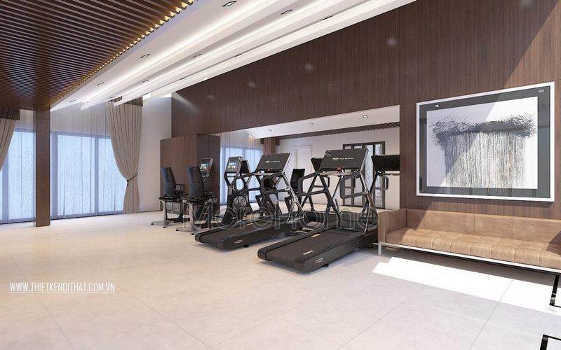 Thiết kế phòng tập gym tại nhà Thiết kế phòng tập gym tại nhà