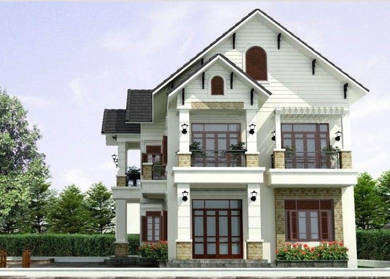 Thiết kế mặt tiền nhà phố đẹp Thiết kế mặt tiền nhà phố đẹp