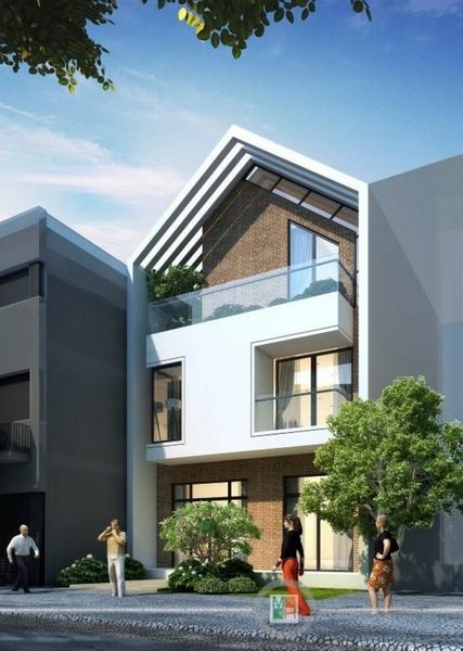 Thiết kế mặt tiền nhà phố đẹp Thiết kế mặt tiền nhà phố đẹp