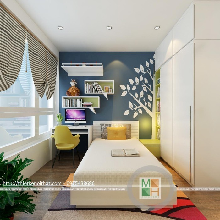 Thiết kế phòng ngủ bé trai