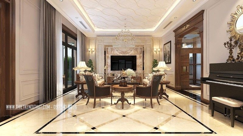Đá ốp sàn phòng khách Đá ốp sàn phòng khách