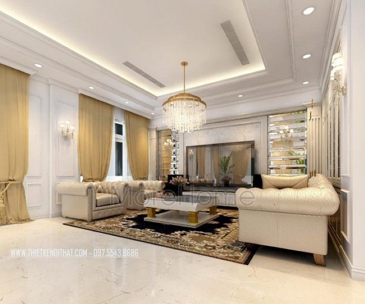 Đá ốp tường phòng khách MoreStone Đá ốp tường phòng khách MoreStone