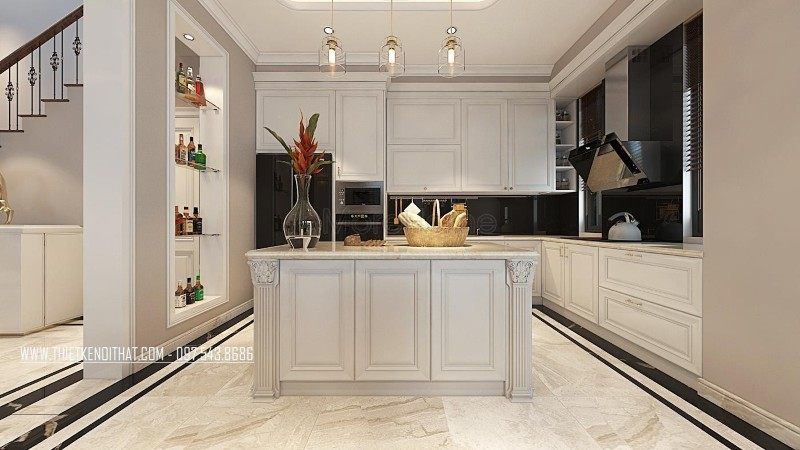 Ứng dụng đá tự nhiên, đá nhân tạo trong thiết kế nội thất Ứng dụng đá tự nhiên, đá nhân tạo trong thiết kế nội thất