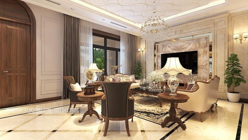 Đá ốp tường phòng khách MoreStone Đá ốp tường phòng khách MoreStone