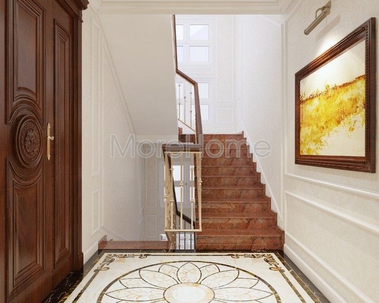 Đá ốp mặt bậc cầu thang Đá ốp mặt bậc cầu thang