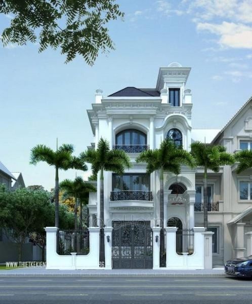 Thiết kế mặt tiền biệt thự Thiết kế mặt tiền biệt thự