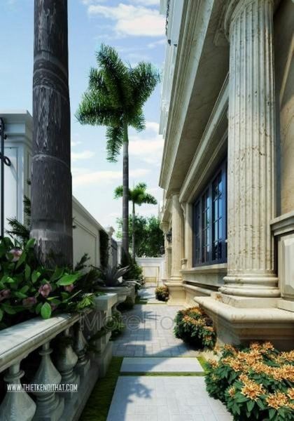 Thiết kế mặt tiền biệt thự Thiết kế mặt tiền biệt thự