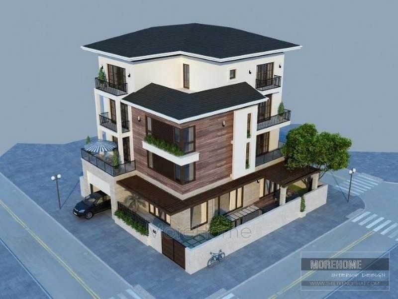 Thiết kế mặt tiền biệt thự Thiết kế mặt tiền biệt thự
