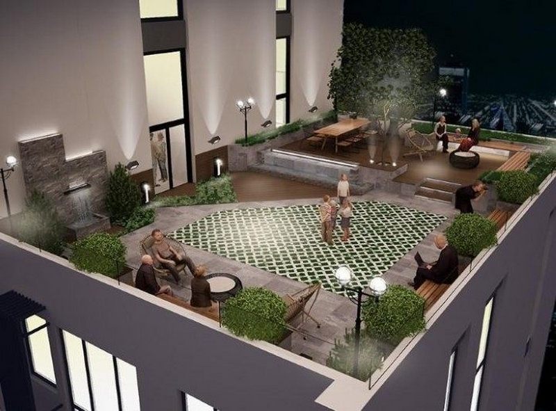 Thiết kế sân vườn khách sạn đẹp Thiết kế sân vườn khách sạn đẹp