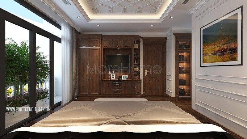 Nội thất phòng ngủ gỗ tự nhiên