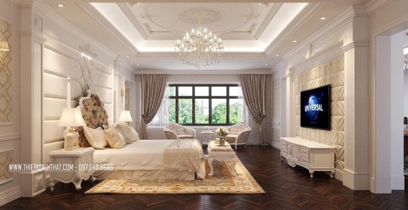 Nội thất phòng ngủ gỗ tự nhiên