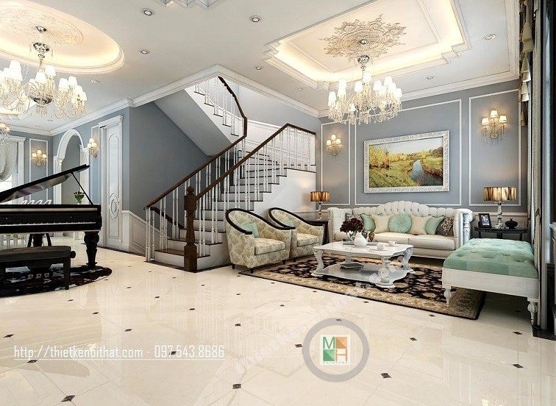Mẫu thiết kế kiến trúc nội thất đẹp, ấn tượng Thiết kế kiến trúc nội thất
