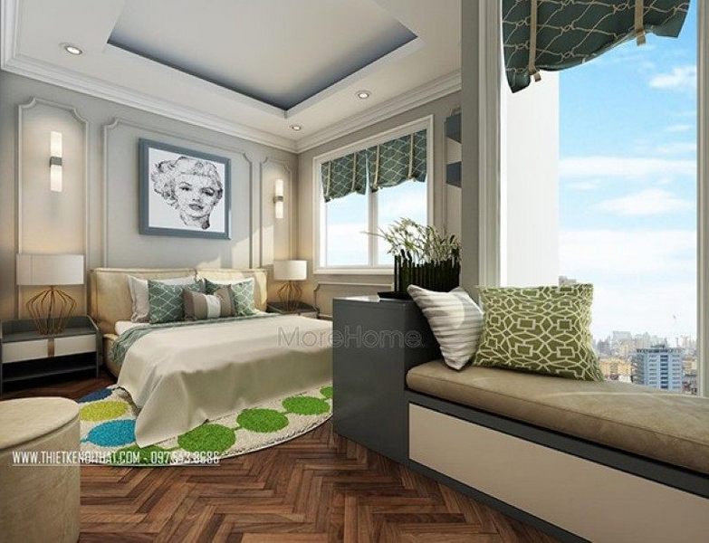 30 thiết kế trần thạch cao phòng ngủ đẹp sang trọng và tinh tế Trần thạch cao phòng ngủ
