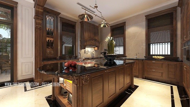 Nội thất gỗ óc chó Thiết kế nội thất gỗ óc chó
