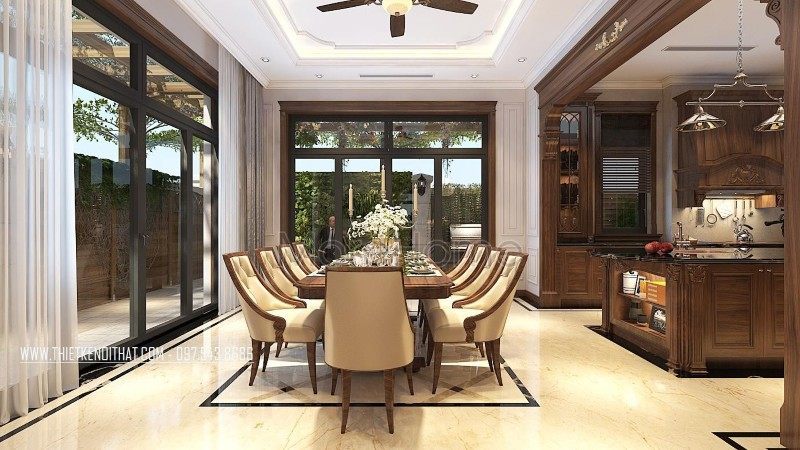 Nội thất gỗ óc chó Thiết kế nội thất gỗ óc chó