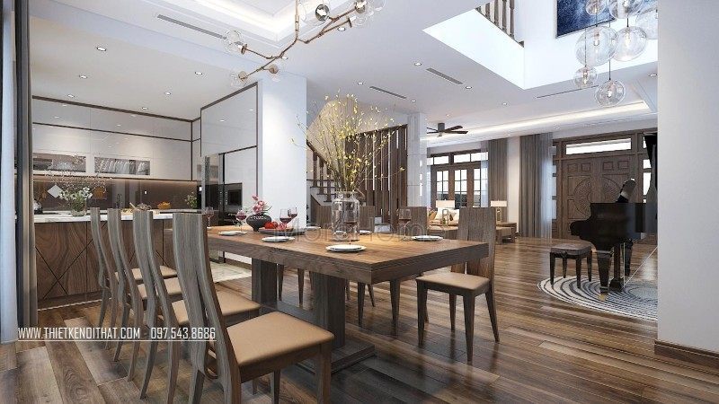 Nội thất gỗ óc chó Thiết kế nội thất gỗ óc chó