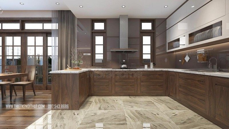 Nội thất gỗ óc chó Thiết kế nội thất gỗ óc chó
