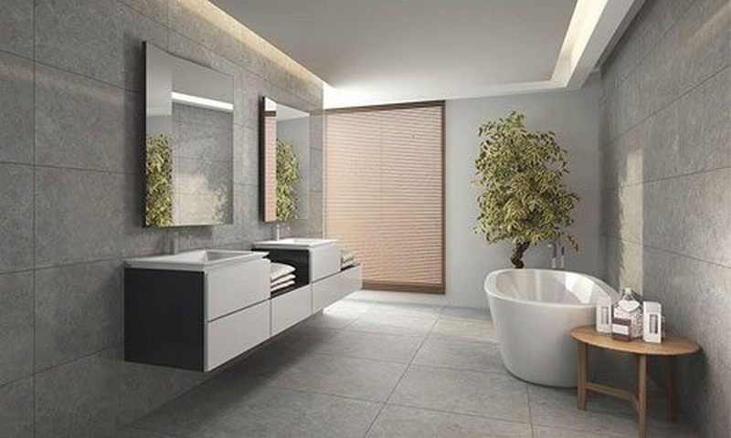 Gạch ốp phòng tắm, nhà vệ sinh đẹp - Bất ngờ lớn “chống trơn – chống ố Gạch ốp phòng tắm, nhà vệ sinh đẹp - Bất ngờ lớn “chống trơn – chống ố