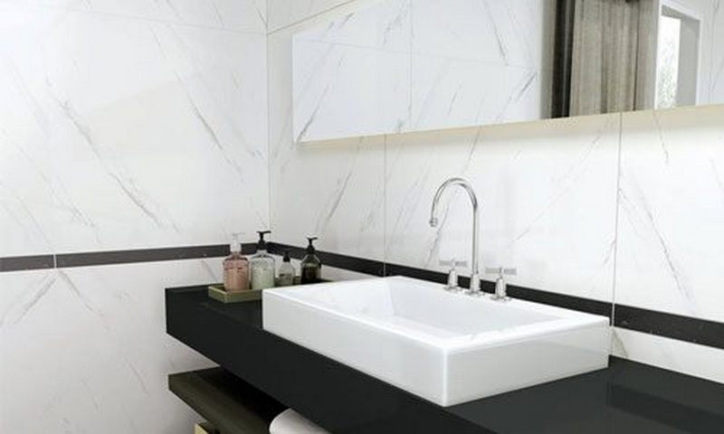 Gạch ốp phòng tắm, nhà vệ sinh đẹp - Bất ngờ lớn “chống trơn – chống ố Gạch ốp phòng tắm, nhà vệ sinh đẹp - Bất ngờ lớn “chống trơn – chống ố