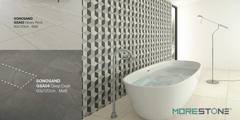 Gạch ốp phòng tắm, nhà vệ sinh đẹp - Bất ngờ lớn “chống trơn – chống ố Gạch ốp phòng tắm, nhà vệ sinh đẹp - Bất ngờ lớn “chống trơn – chống ố