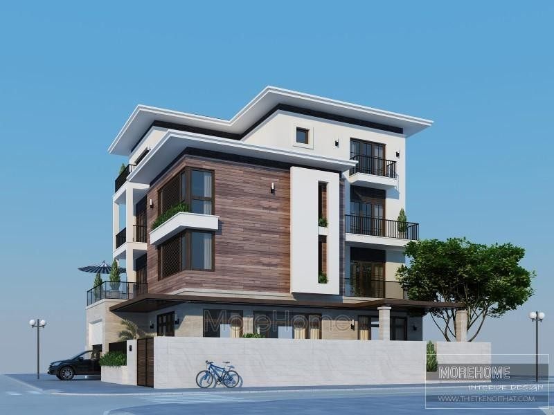 Thiết kế nhà 2 mặt tiền Thiết kế nhà 2 mặt tiền