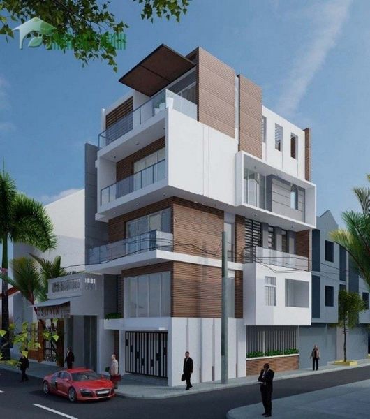 Thiết kế nhà 2 mặt tiền Thiết kế nhà 2 mặt tiền