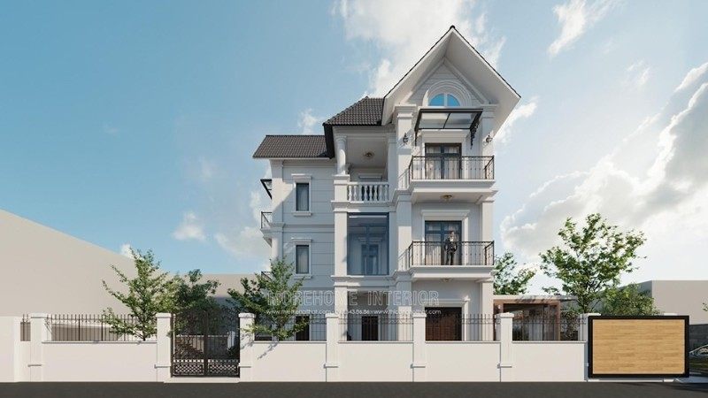 Thiết kế nhà 2 mặt tiền Thiết kế nhà 2 mặt tiền
