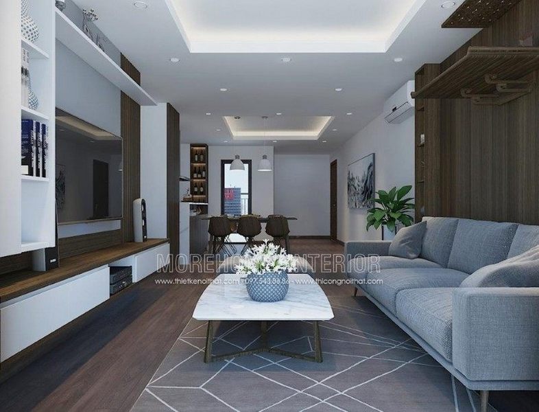 Nội thất phòng khách hiện đại