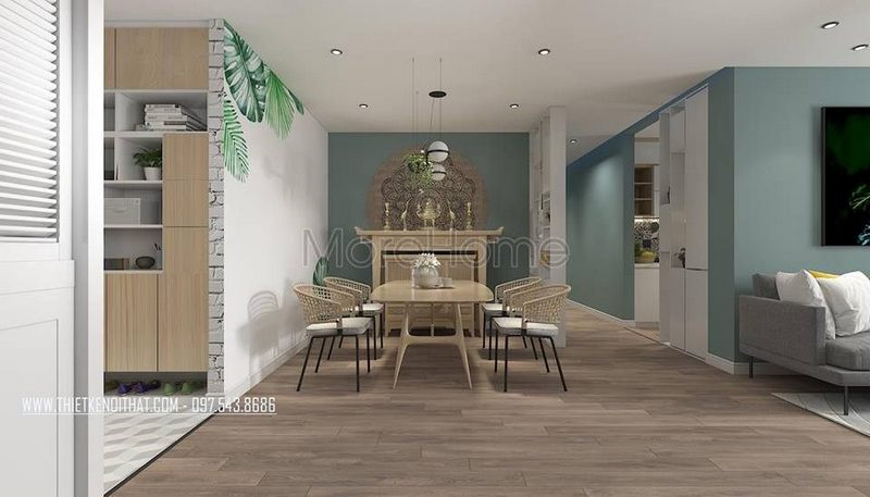 Thiết kế nội thất chung cư đơn giản