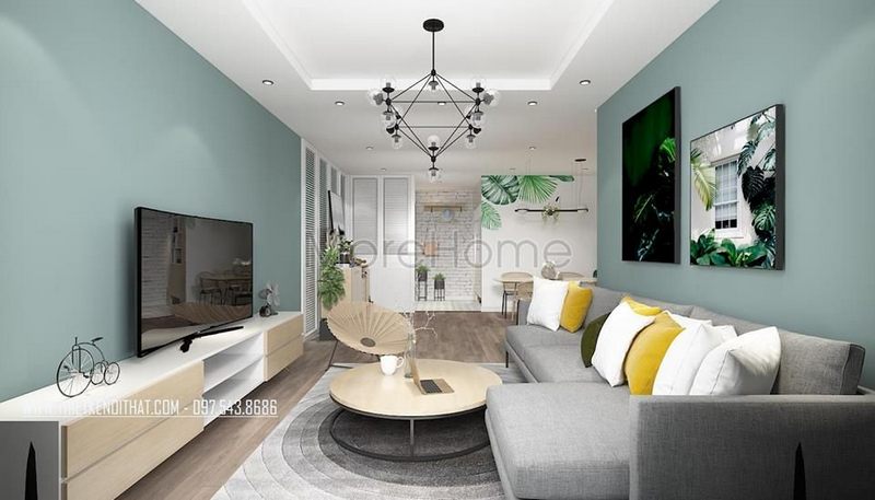 Thiết kế nội thất chung cư đơn giản