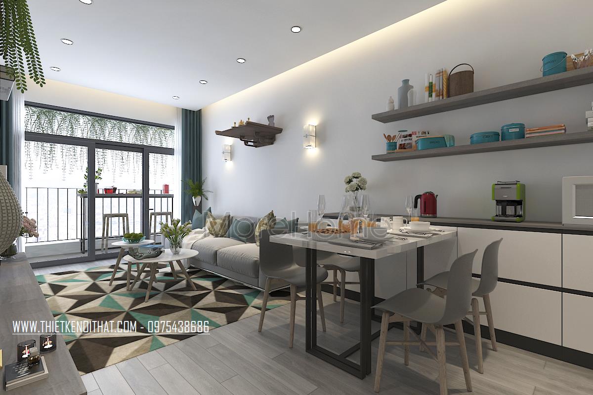  Thiết kế nội thất phòng khách nhà chung cư