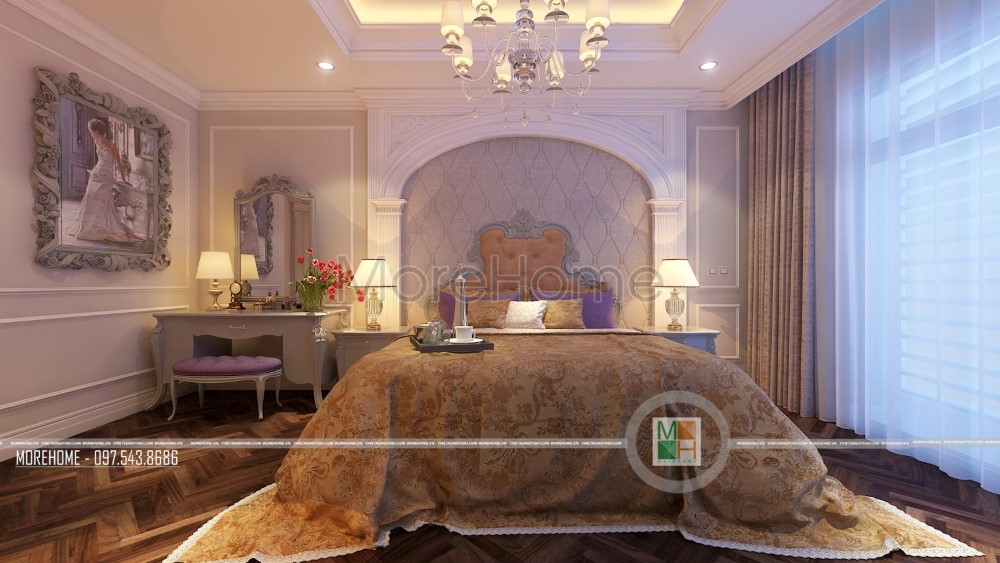  Thiết kế nội thất chung cư 90m2, 95m2, 100m2, 105m2, 110m2