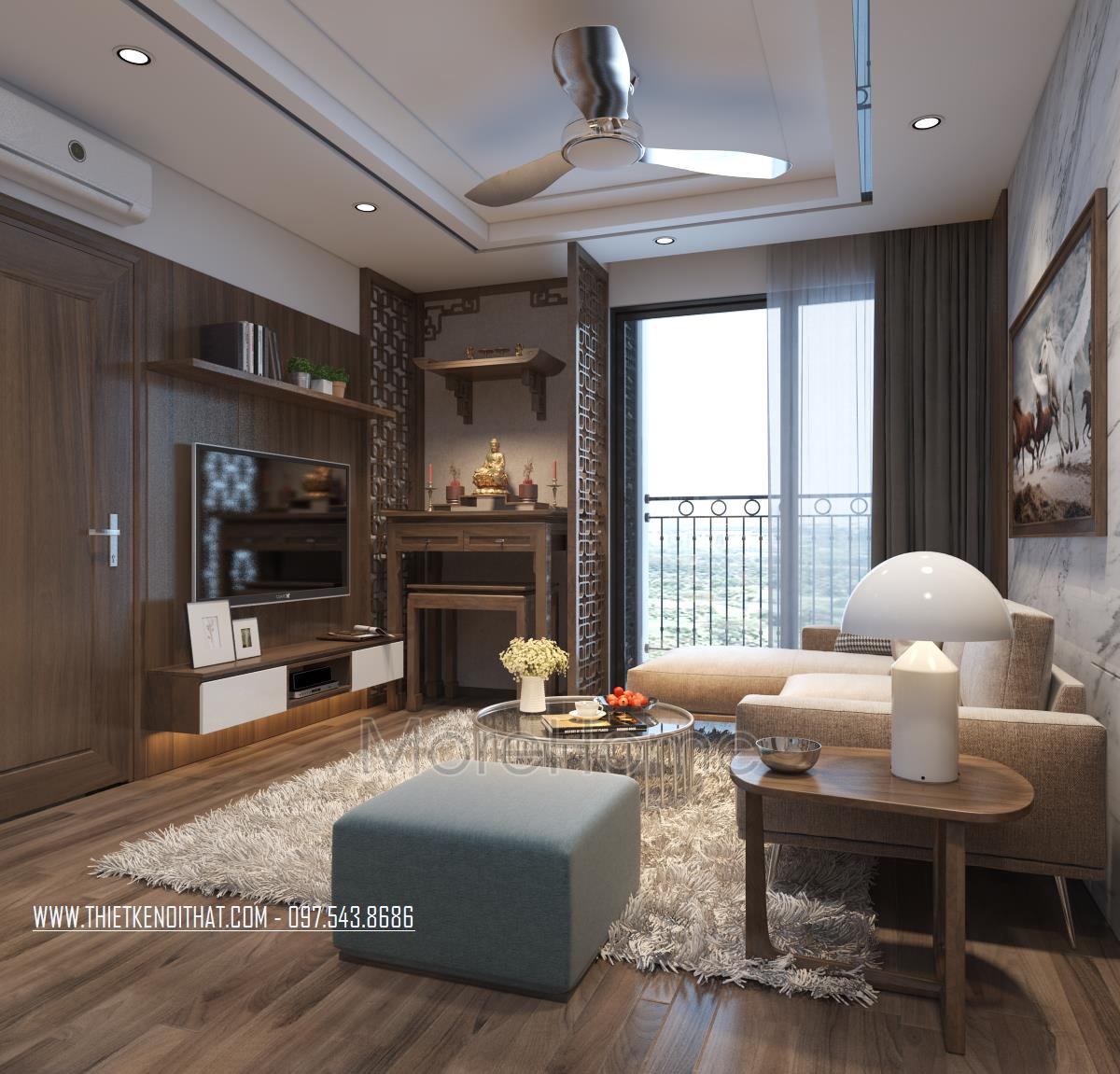  Tư vấn lựa chọn mẫu thiết kế nội thất chung cư